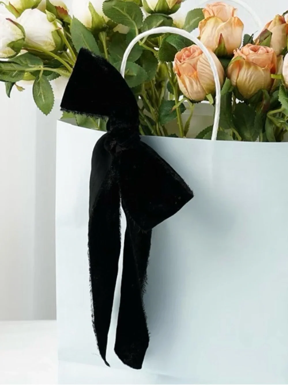 Black Velvet Bows - 36 Total for decorating or on gift giving